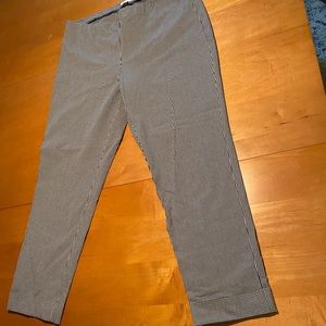 J Jill size 15 ankle length pants with cuff.  Pockets and feminine darts in back